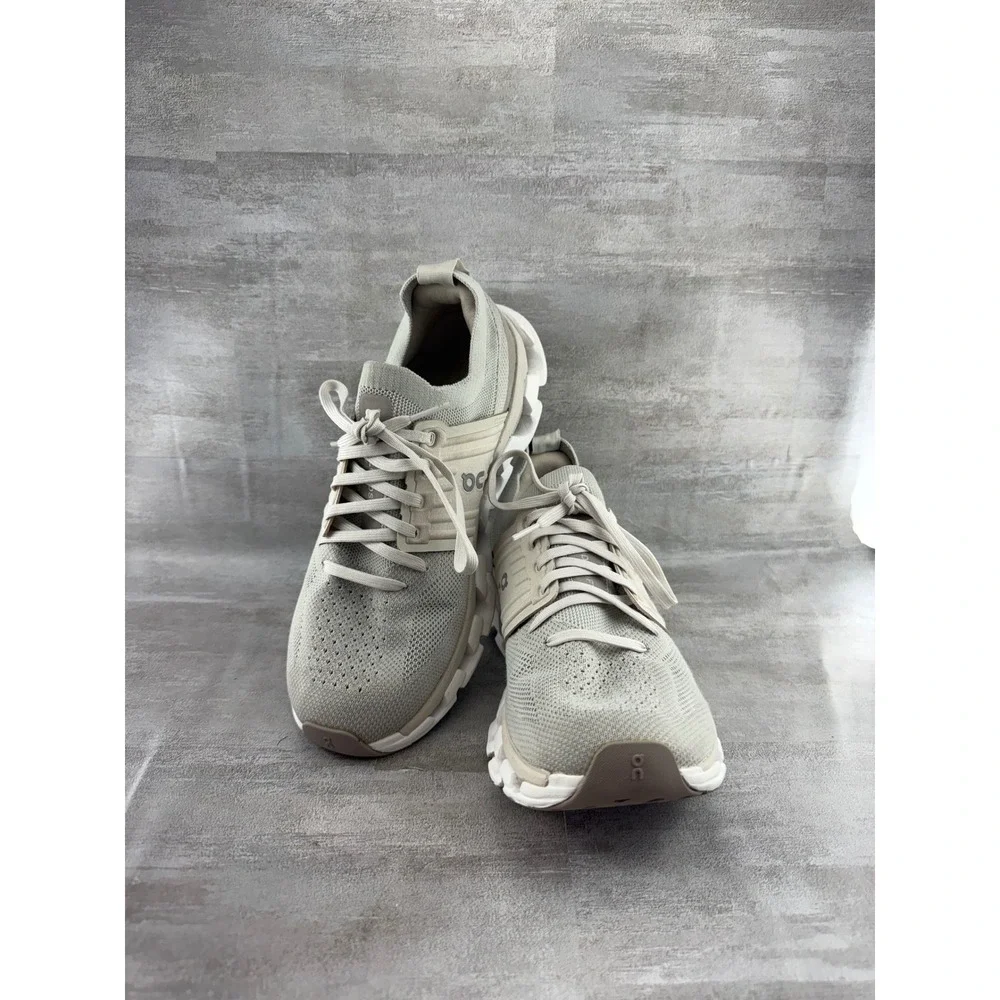 On Running Cloudswift Women Sz 8.5 Running Shoes Hay Ivory Mesh Sneakers